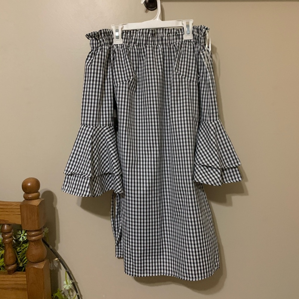 Off the shoulder dress
